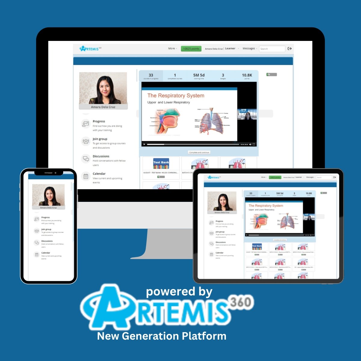 Artemis360 and Gapuz Review Academy learning tools